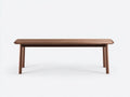 Banco exterior de roble claro 175 x 36 x 45 cm - bordes redondeados - diseño suave - para terraza natural